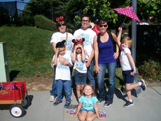 Every year we did the walk Paige and her family were apart of it!